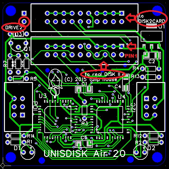 UNISDISK Air 20 PCB